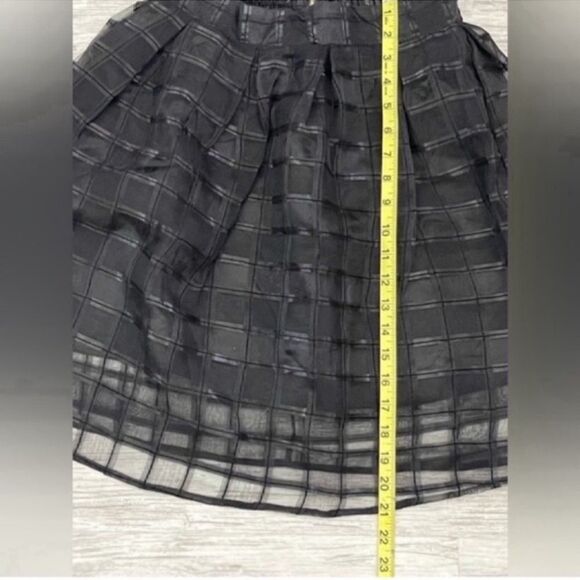 Black Pleated Gauze skirt Size S - Picture 5 of 8